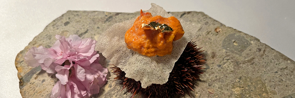 エゾバフンウニ盛り付け写真